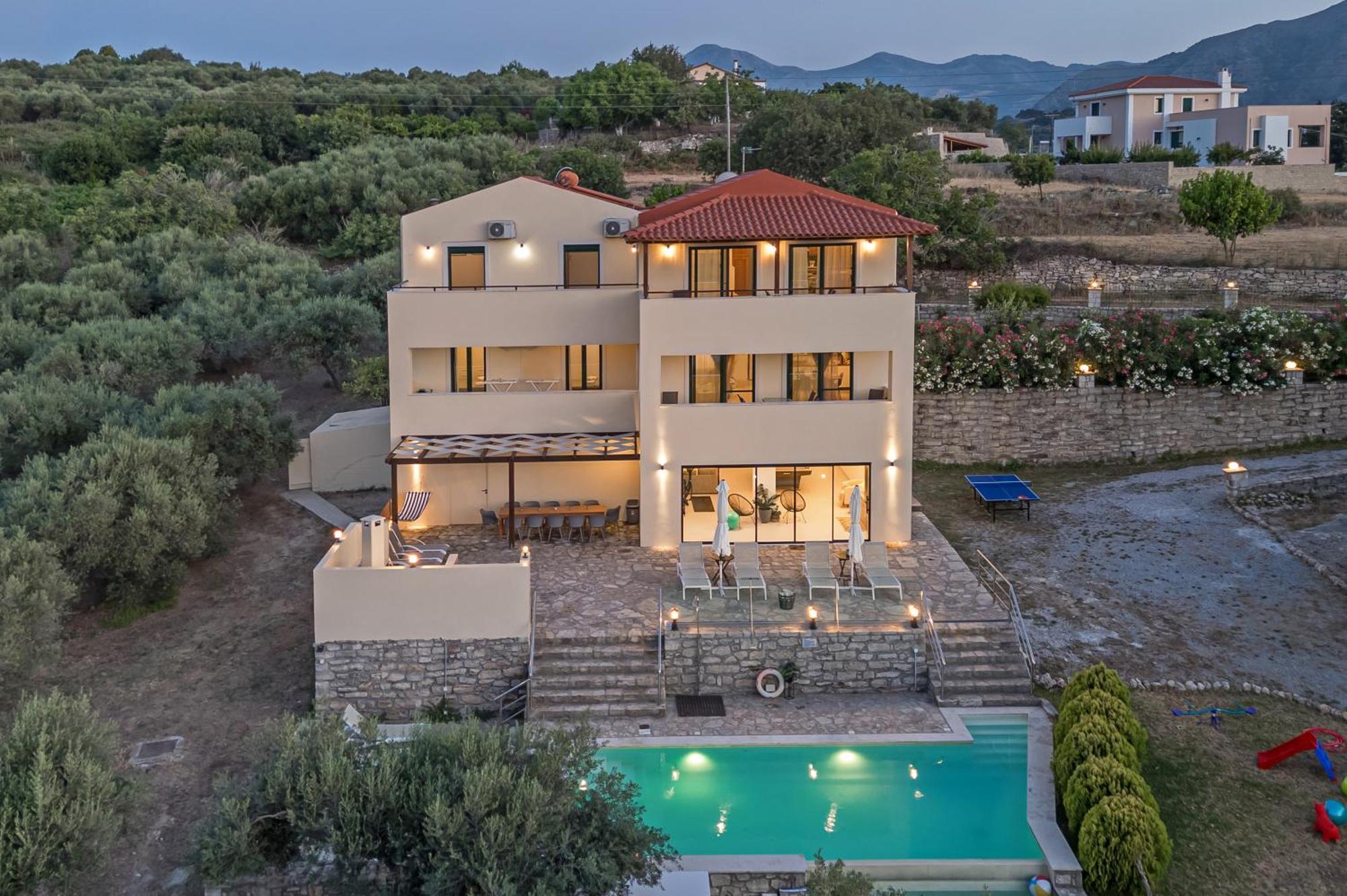 Elarchon Villa Private Pool Episkopi-Chania المظهر الخارجي الصورة