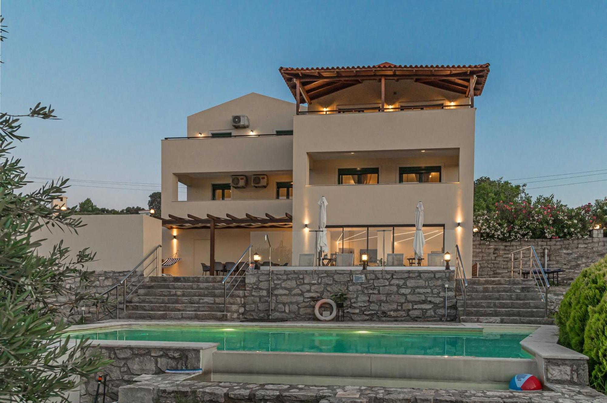 Elarchon Villa Private Pool Episkopi-Chania المظهر الخارجي الصورة