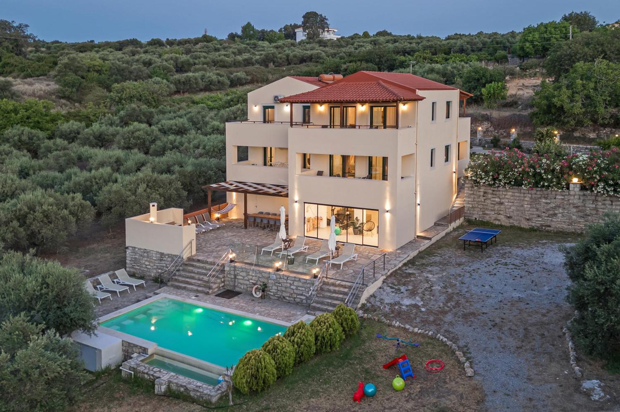 Elarchon Villa Private Pool Episkopi-Chania المظهر الخارجي الصورة