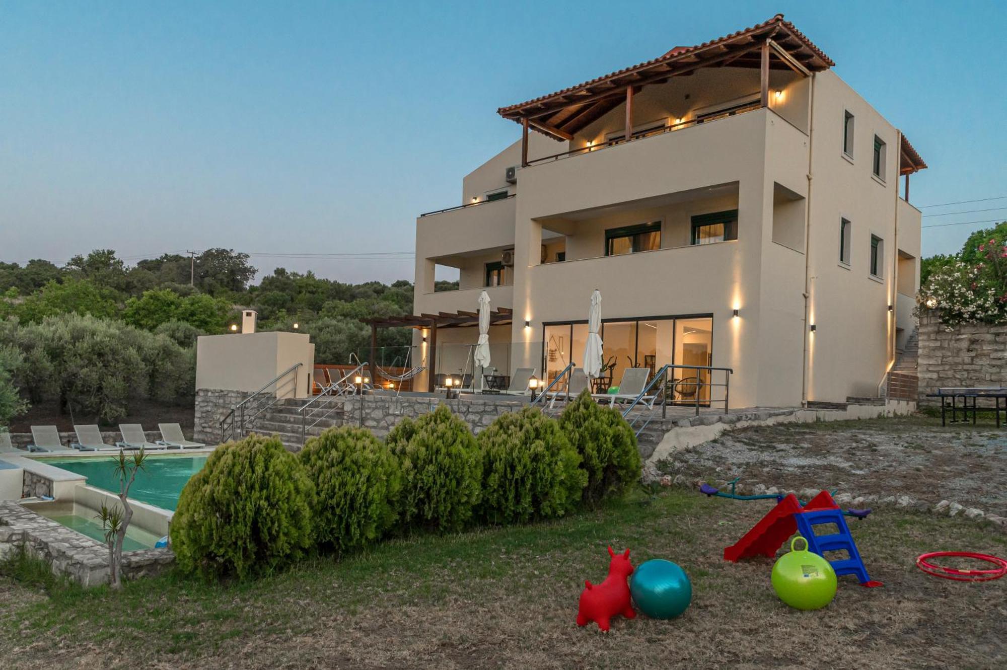 Elarchon Villa Private Pool Episkopi-Chania المظهر الخارجي الصورة